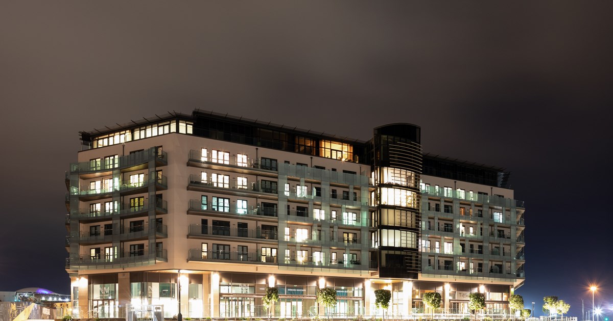 B243, Millais House, Castle Quay Jersey Property Livingroom